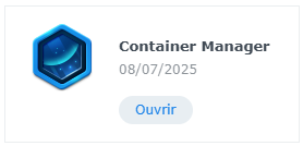 Icône du paquet "Container Manager" de Synology